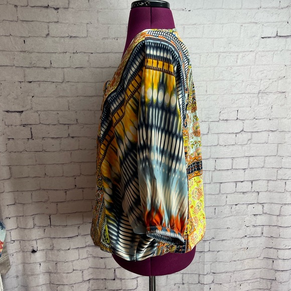 Ivy Jane size small colorful boho blouse - Picture 3 of 6